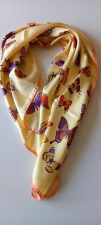Silk summer scarf, NEW