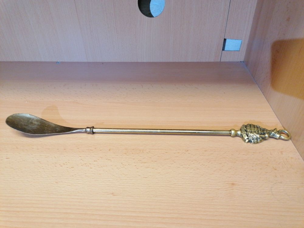 Antiker Messing Schuhloffel main image 1