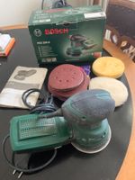 Exzenterschleifer Bosch mit 30 Schleifscheiben. Ab 20.--