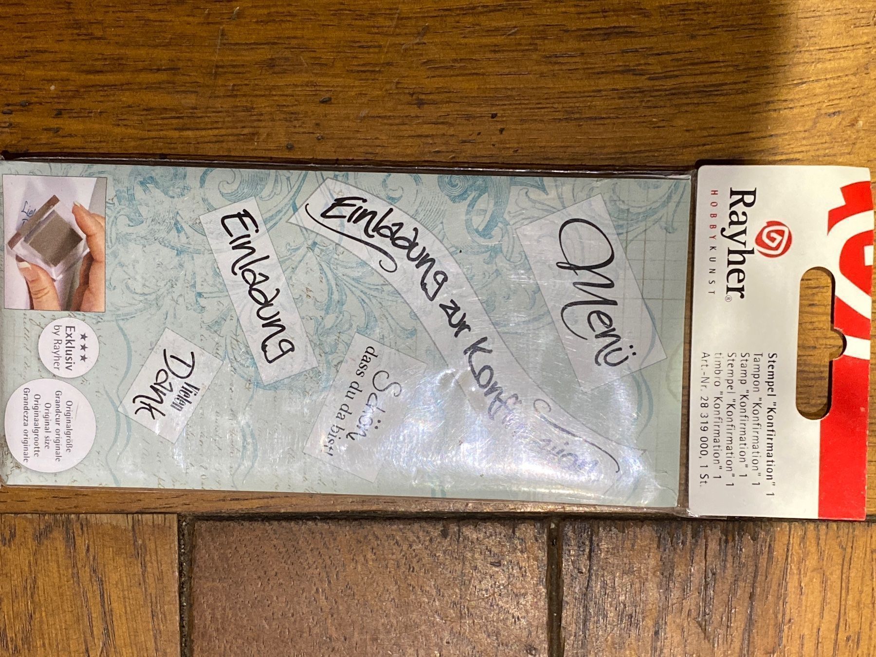 Timbri: tampon stempel einladung – Nuovo e nell'imballaggio originale da Lajoux JU venduto da Briard0