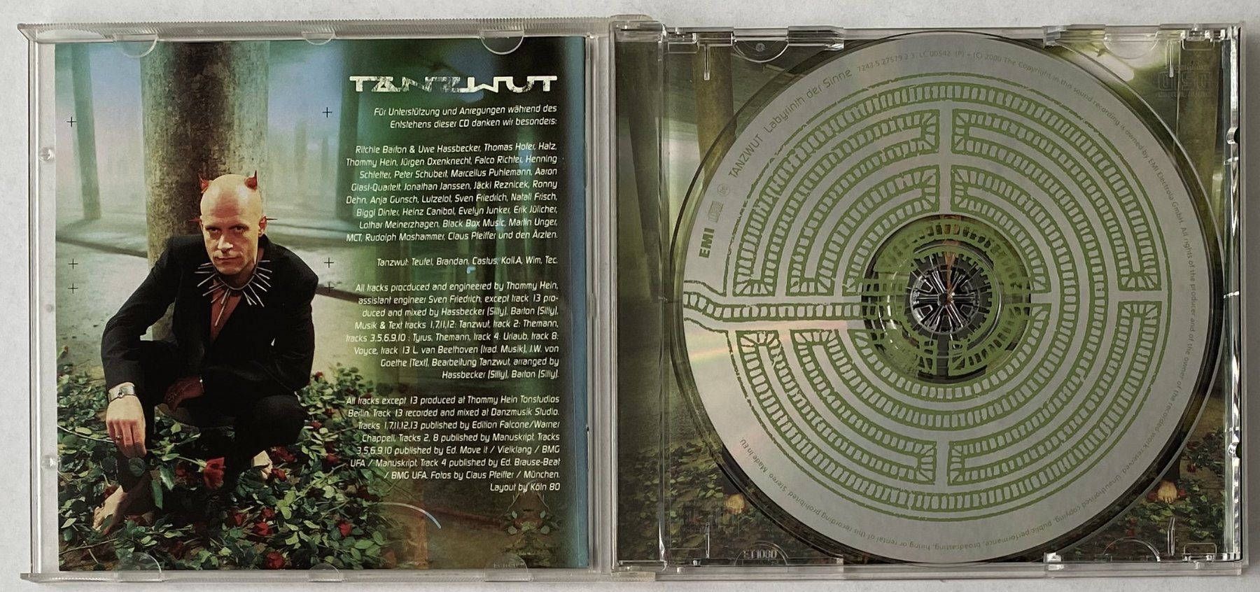 CD: Tanzwut, Labyrinth Der Sinne – Usato da Flums venduto da Asquillo 2