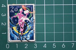 espana stamp 2 pta