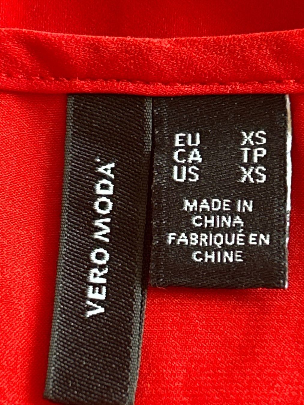 Vero Moda Top: Top mit Spitze rot von Vero Moda Gr. XS – Usato da Brunnen venduto da Nala2929 6