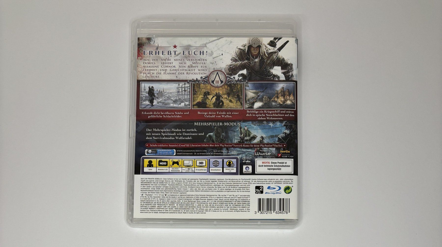 Spiele: PS3 - Assassin's Creed III – Gebraucht aus Allschwil von Bullach 2