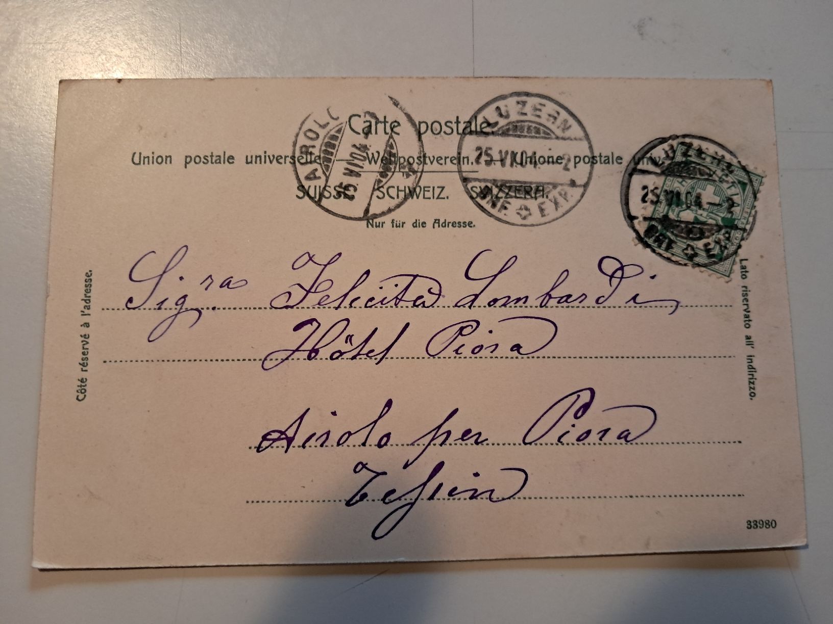 Cartes postales: Lucerna bellissima – D'occasion à Gorduno par ema_7yhp 1