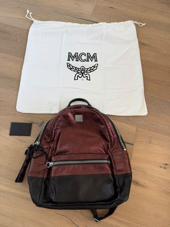 Original MCM Rucksack, cracked leather, sehr selten
