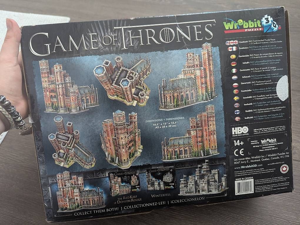 Puzzle: Game of Thrones 3D puzzle  – Usato da Kloten venduto da sop_zxc9 1