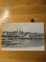 Carte postale ancienne, bateau à vapeur, Lac des Quatre-Cant