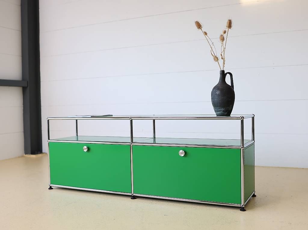 Cassettiere: USM Haller Lowboard in grün – Usato da Meinisberg venduto da atelier_TILIJA 8