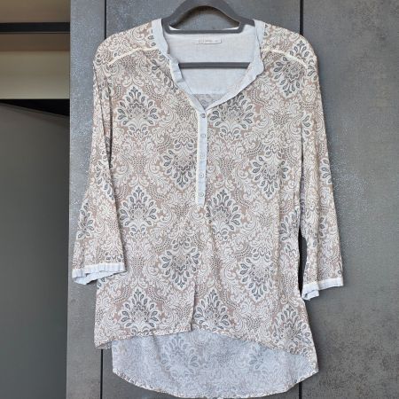 🐸 NILE BLUSE XS SCHÖNES BAROCKMUSTER BIO BAUMWOLLE WIE NEU