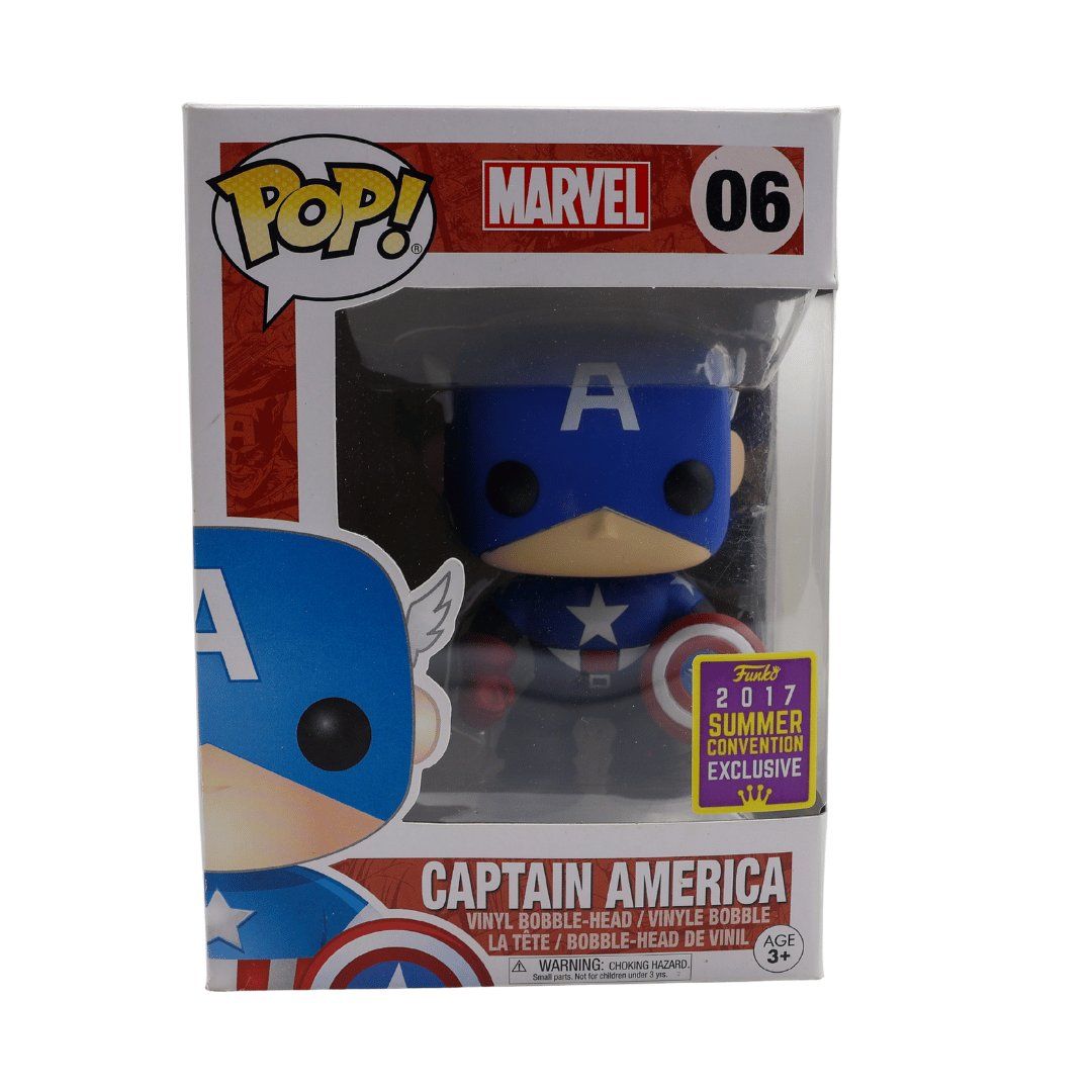 Funko Statuette: Captain America #6 Funko POP Marvel Summer Con – Nuovo e nell'imballaggio originale da Paudex venduto da dindeboy