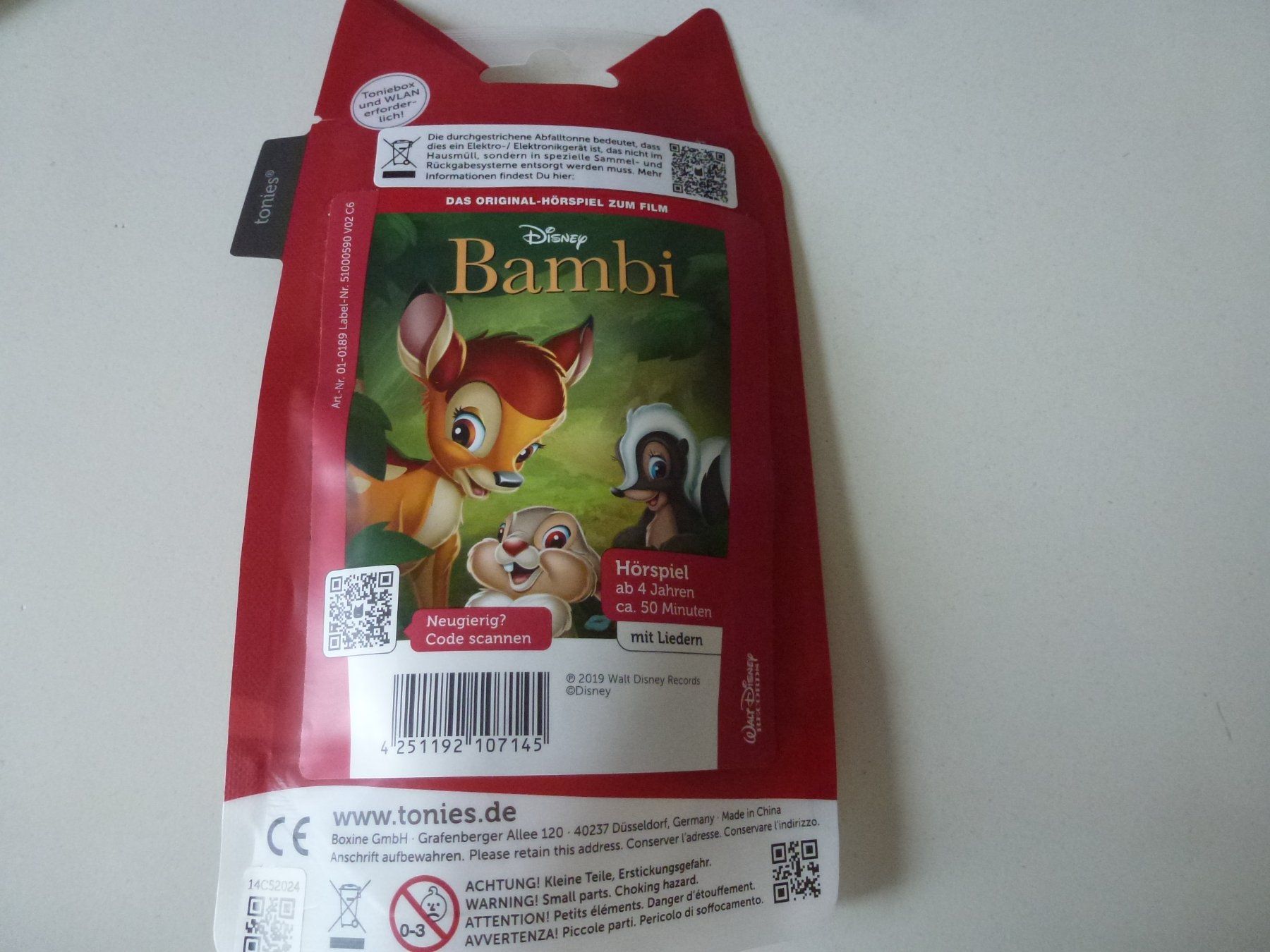 Tonies Statuette: Tonie Bambi NEU&OVP!!! – Nuovo (secondo la descrizione) da Bern venduto da Frebo 1