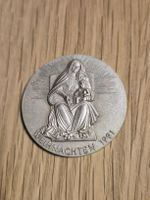 Weihnachtsmedaille 1991, Maria mit Kind, Silber