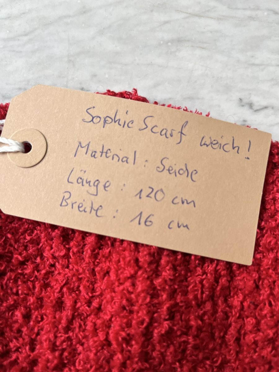 Foulard & Sciarpe: dicker Sophie Scarf aus Seide – Nuovo (secondo la descrizione) da Zürich venduto da fritz-werk 3
