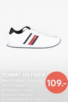 TOMMY HILFIGER Herren-Sneaker – Weiss – Grösse 44