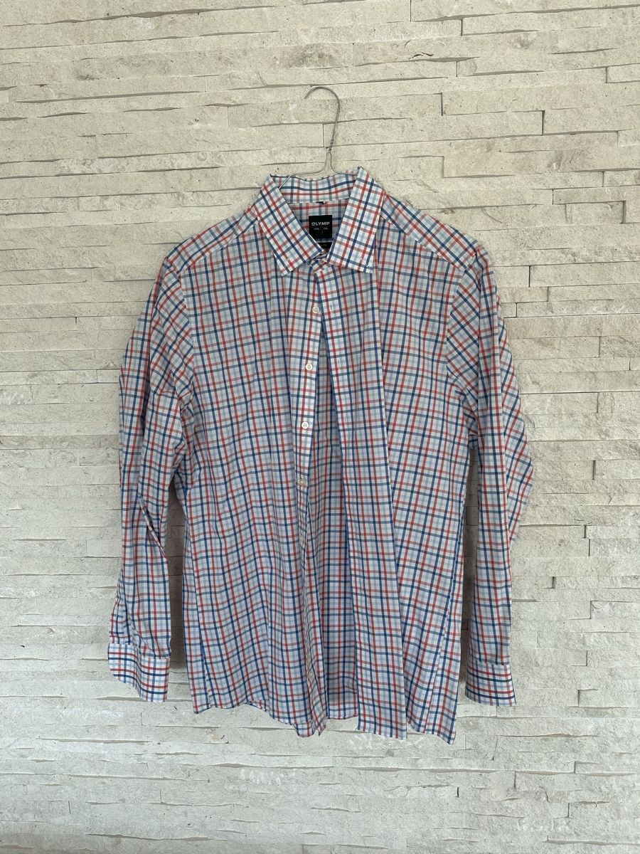Camicie: Hellblaues Herrenhemd von Olymp, Gr. L-XL – Usato da Meilen venduto da ninifee20
