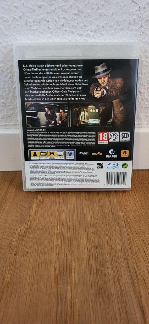 Sony Spiele: PS 3 - L.A. Noire – Gebraucht aus Münsingen von DigitaleSpielecke 1