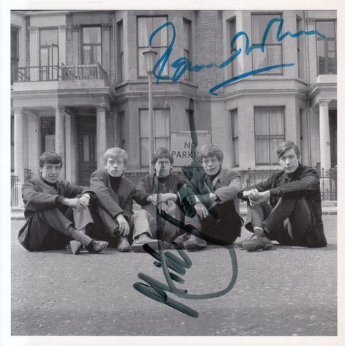 Mick Jagger + Ron Wood ROLLING STONES - orig. sign. große AK (Gebraucht ...