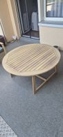 Runder Gartentisch Holz guter Zustand