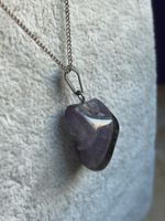 Silberkette mit Amethyst mehrfarbig (40cm)
