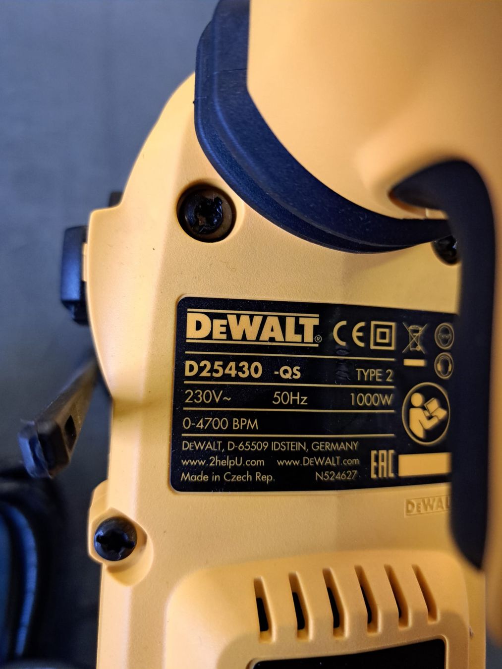Dewalt Trapani: DeWalt D25430K Spitzhammer - SDS plus, Unbenutzt – Nuovo e nell'imballaggio originale da Ebikon venduto da inf_9pqv 3