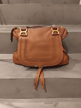 Sac à main Chloé Marcie cuir marron