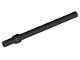 Lego Black Bar 6L with Stop Ring 16 Stück