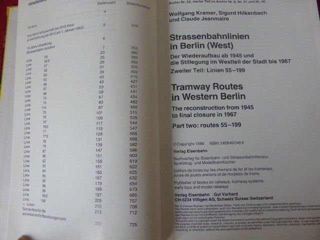 Libri: Strassenbahnlinien in Berlin West – Nuovo (secondo la descrizione) da Hitzkirch venduto da kleinerbaer01 1