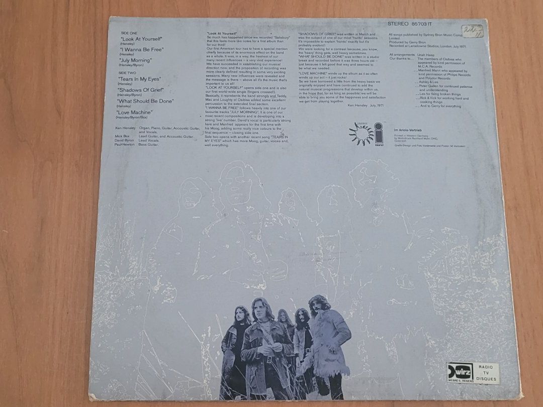 Dischi in vinile: LP  Uriah Heep – Usato da Martigny venduto da MZ-67 1