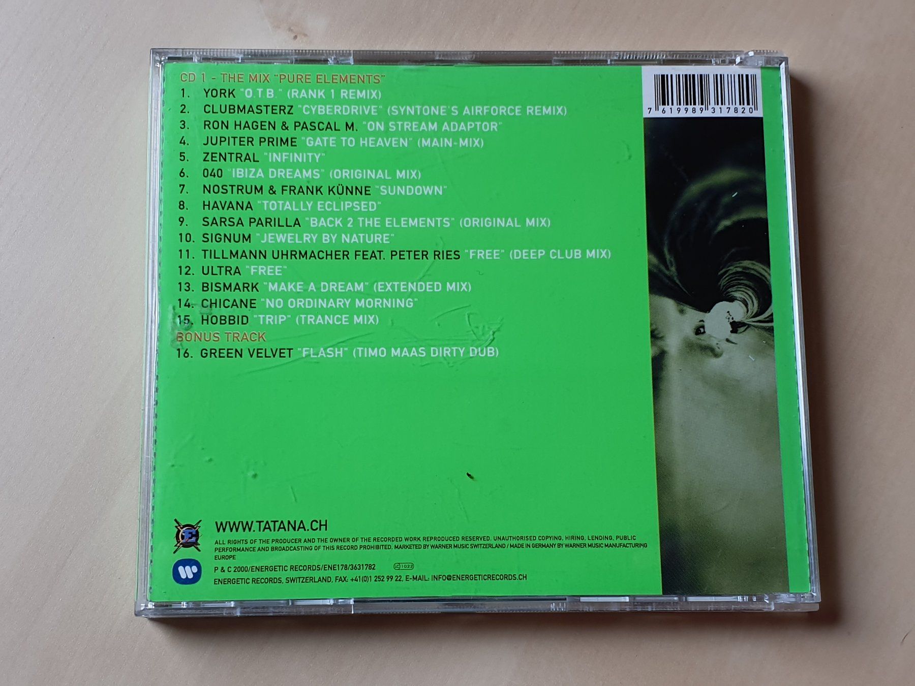CDs: DJ Tatana pure Elements – Gebraucht aus Stansstad von collectorsshop 1