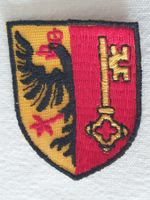 Vintage Badge Kantons - Wappen Genf ST. GALLER STICKEREI