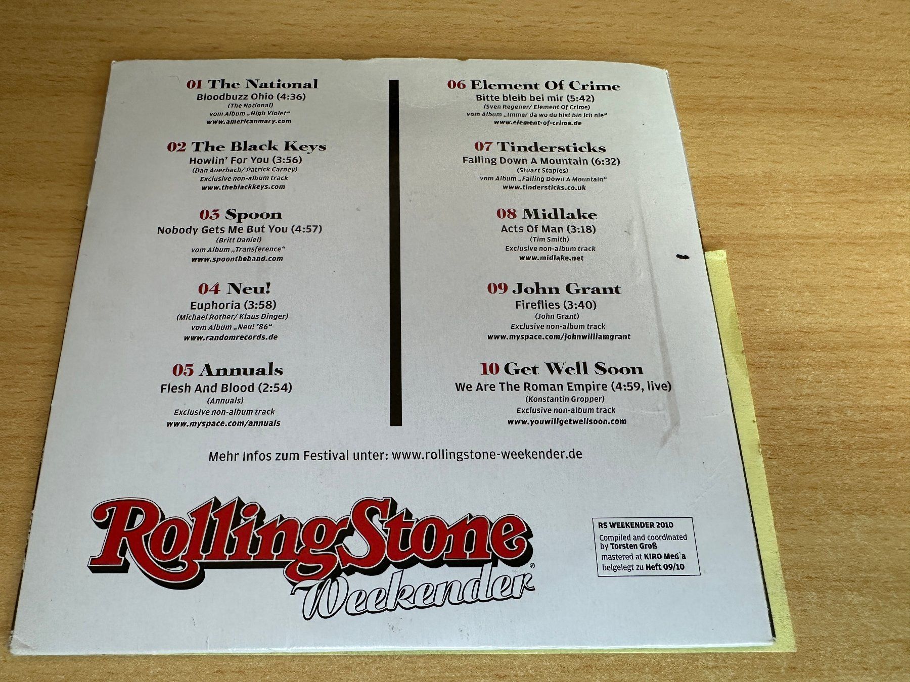 CDs: Rolling Stone - Weekender – Gebraucht aus Rikon im Tösstal von Alpenmutz 1