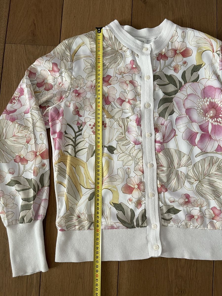 Maglioni & Felpe: Damen Strickjacke Ted Baker Grösse 2 Blumenmuster Weiss – Usato da Dornach venduto da cmuenger 1