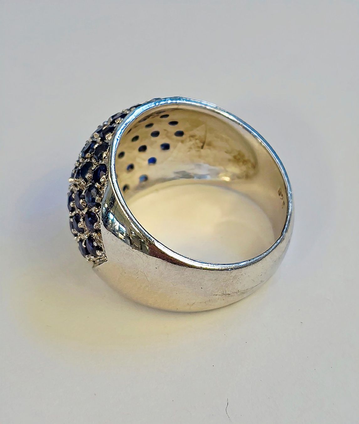 Bagues: Ring Silber mit Saphiren Grösse 56 neu – Neuf (Voir description) à Zürich par benedikt12 4