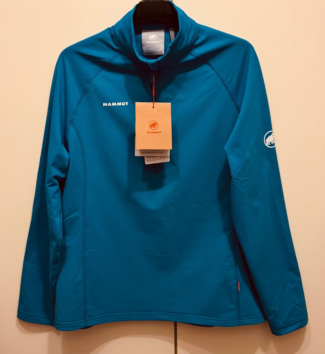 Mammut Pullover & Sweatshirts: Pull MAMMUT Snow ML Half Zip Women, Gentian, taille L – Neu und originalverpackt aus Genève von OnSale