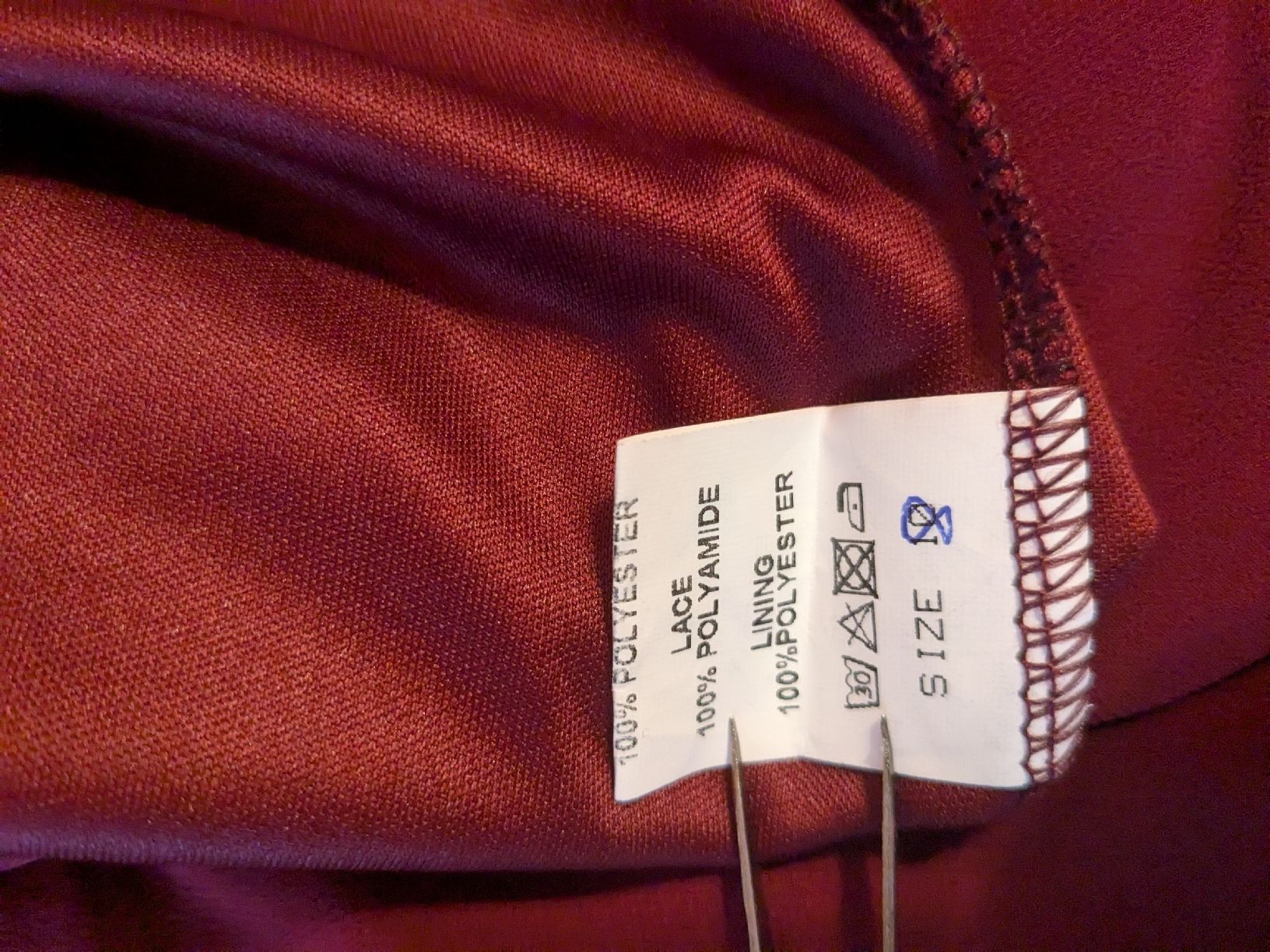 Kleider: robe de soirée bordeaux – Neu (gemäss Beschreibung) aus Vionnaz von MarinaMGB 2