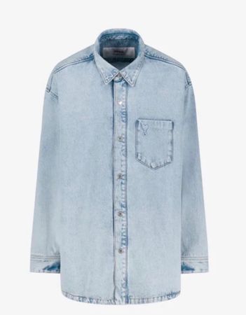 Ami Paris Overshirt hellblau M (Really Oversize - like XL)