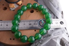 Achat Grün  12mm   Kugel Armband    ab 3.-     (Räumung!)