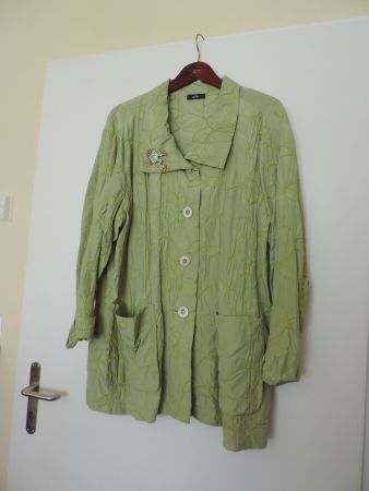 Leichte grüne Jacke