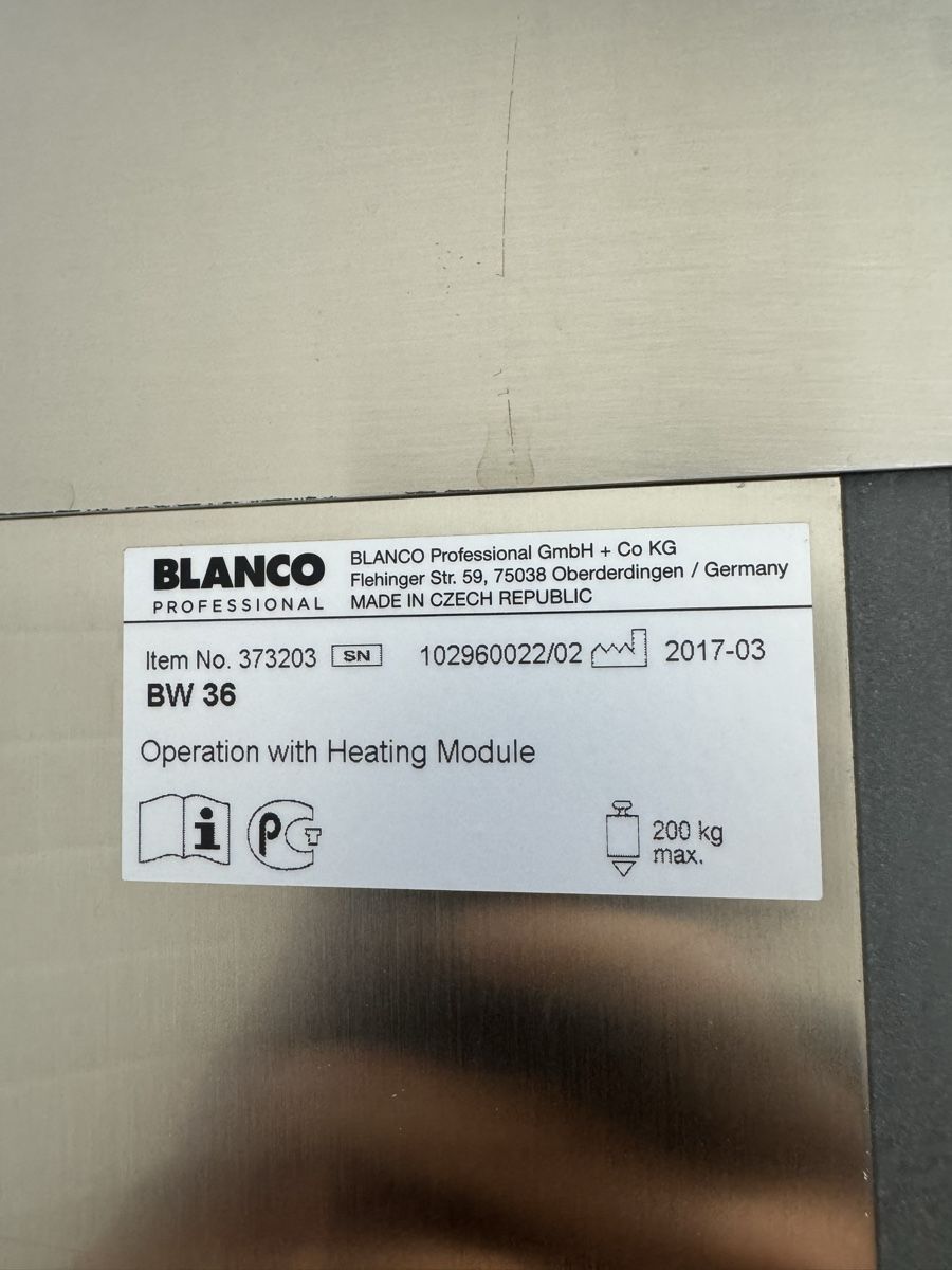 Blanco Elettrodomestici da cucina: Blanco BW 36 Warmhaltegerät mit Heizmodul Edelstahl – Nuovo (secondo la descrizione) da Ermatingen venduto da dz810 1