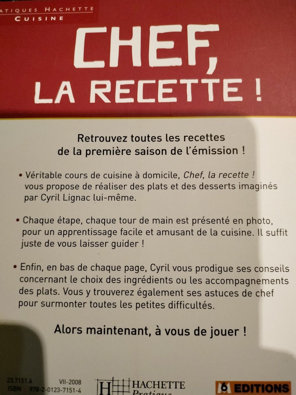Libri: Chef la recette ! Par Cyril Lignac – Nuovo (secondo la descrizione) da Cortaillod venduto da rozinna 1