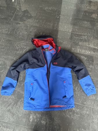 Regenjacke gefüttert mit Fleece-Innenjacke- 164