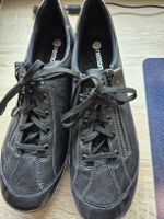 Halbschuhe Remonte schwarz Leder Grösse 44 Neu und ungetrage