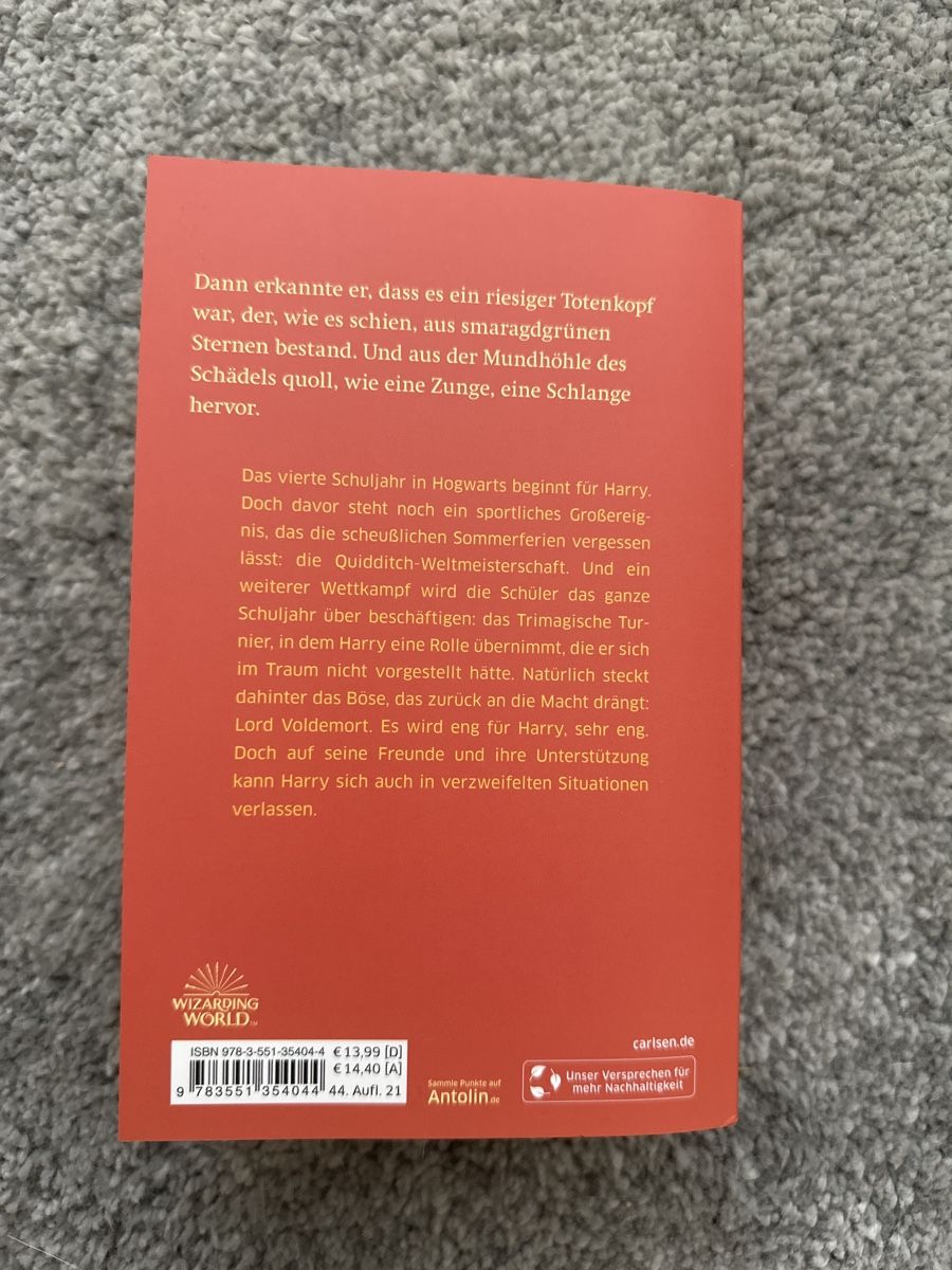Libri: Harry Potter und der Feuerkelch – Nuovo (secondo la descrizione) da Wangen SZ venduto da Jaay_Sky 1
