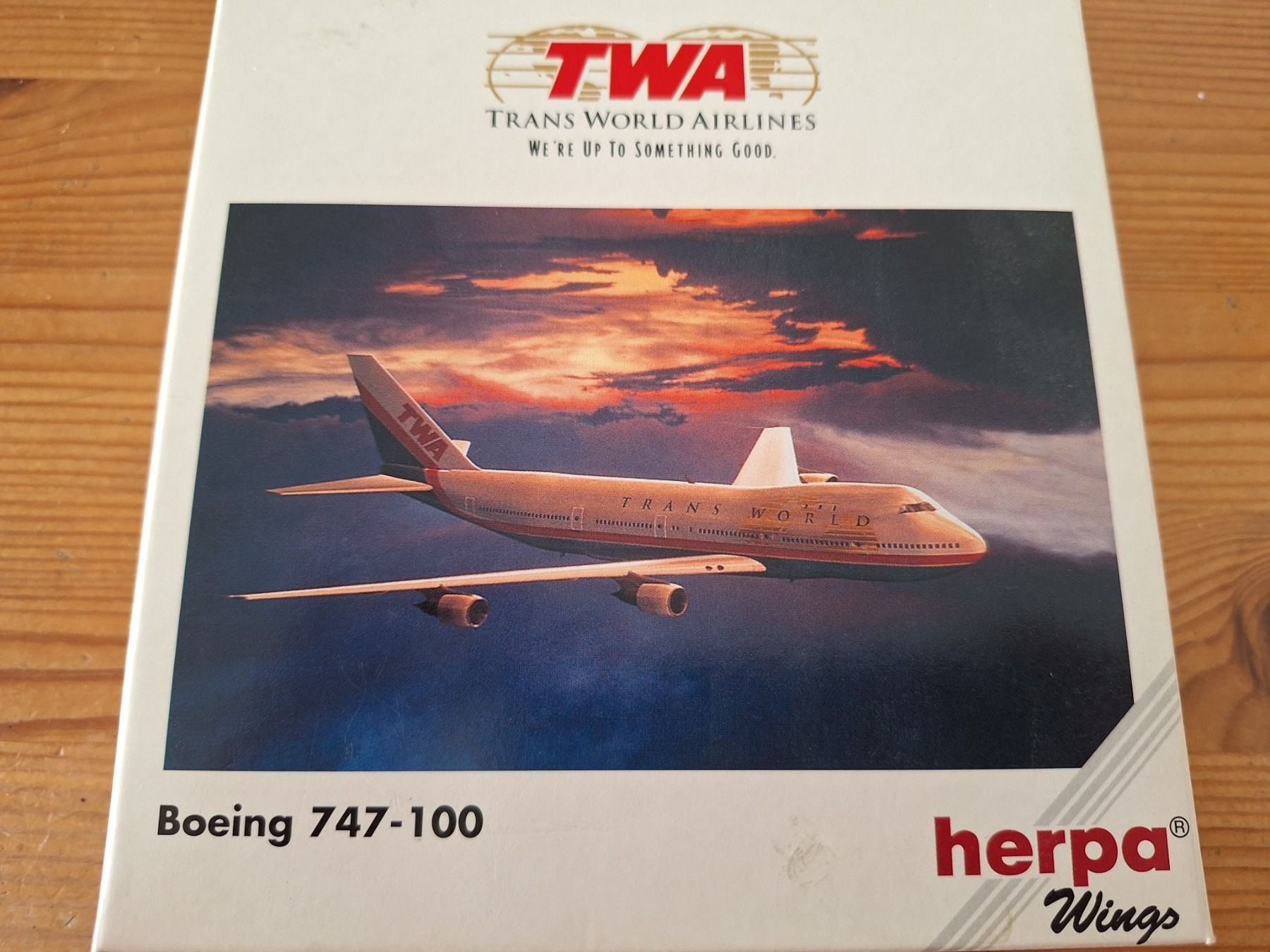 Boeing Kit di modellismo & Modellini statici: TWA Boeing 747-100 1:500 – Usato da Sargans venduto da nicsam1815