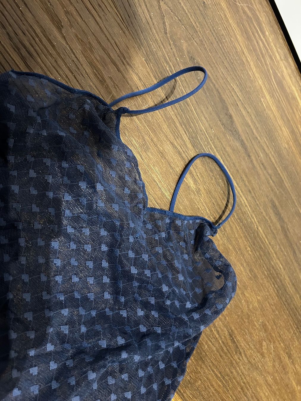 Altra biancheria intima: Body mit Herzen in blau gr s – Usato da Scherz venduto da Mandarine8 2
