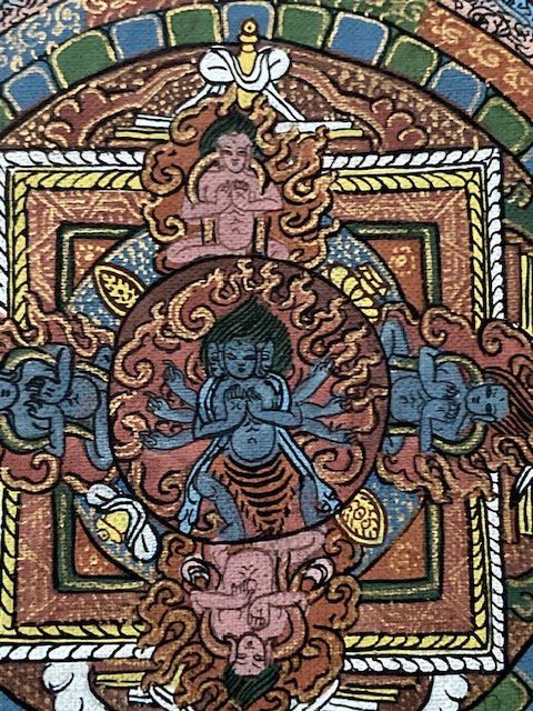 Tutte le decorazioni: Ancien mandala tibétain peint – Usato da Onex venduto da gga_5vcf 1