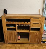 Meuble/bar en bois massif