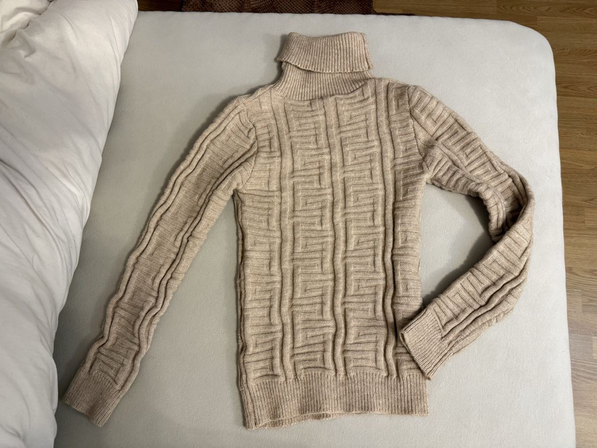 Shein Maglioni & Felpe: Strickpullover mit Rollkragen - Beige, Grösse S/M – Usato da Oberhofen Thun'see venduto da ClaudiaKelesh 4