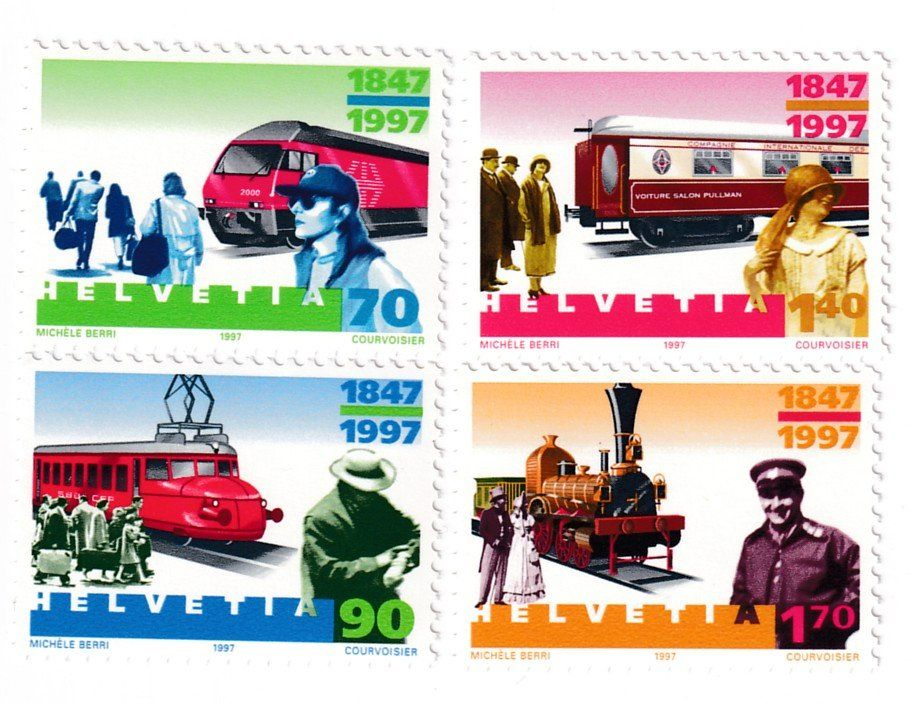 Tous les timbres: Schweiz 1997  ** – Neuf (Voir description) à Neuchâtel par karlpierrino